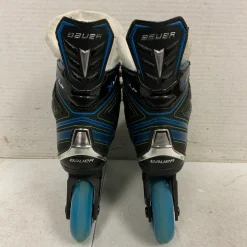 Used Bauer XLP YOUTH 9-13 Roller Hockey Skates Black Adjustable