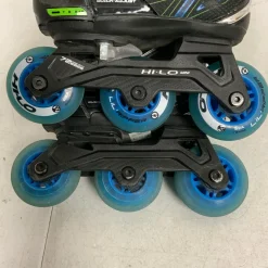 Used Bauer XLP YOUTH 9-13 Roller Hockey Skates Black Adjustable