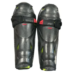 Used Bauer 3XPRO Intermediate Shin Guards Black 12