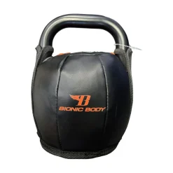 Used BIONIC BODY KETTLEBELL 25LB Kettle Dumbbell (Each) Black 25 lb