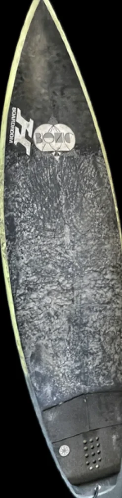 Used BIONIC NO BRAINER Surfboard White 5Ft 9In