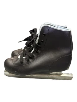 Used BLACK DOUBLE BLADE 13K Double Runner Skate Black Youth 13.0