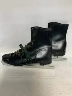 Used BLACK Mens Figure Skate Black Senior 12.5