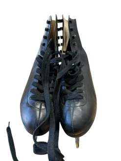 Used BLACK Mens Figure Skate Black Senior 10