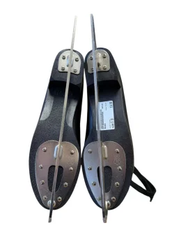 Used BLACK Mens Figure Skate Black Senior 10