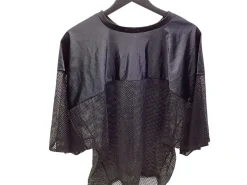 Used BLACK PRACTICE JERSEY FB Top Adult Black LG