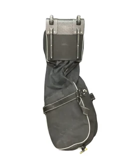 Used BLACK SOFT WHEELED TRAVEL BAG Travel Bag Black