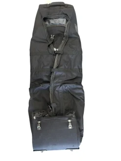Used BLACK TRAVEL Travel Bag Black