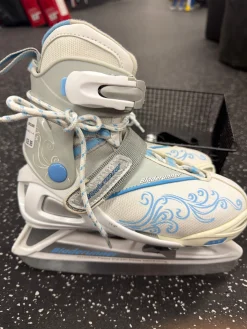 Used Bladerunner ADJ 1-4 Girls Softboot Skate White Adjustable