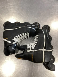 Used Bladerunner PRO PUCK Roller Hockey Skates Black Youth 06.0