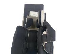 Used Brians G-NETIK X5 Goalie Leg Pads Junior White 28+1”