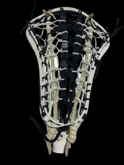 Used Brine AMONTE HEAD - STRUNG Womens Lacrosse Head White And Black