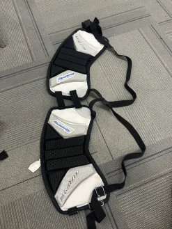 Used Brine AVALANCHE Lacrosse Rib Pads Grey MD