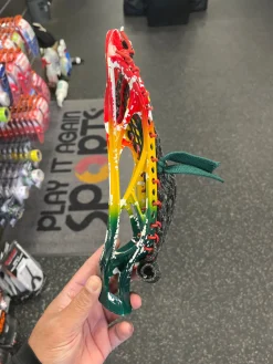 Used Brine CLUTCH X Mens Lacrosse Head Green And Gold