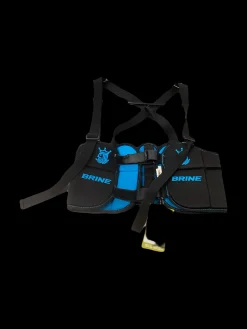 Used Brine RIB PADS Lacrosse Rib Pads Black SM