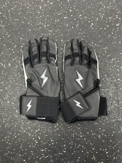 Used BRUCE BOLT FB Gloves Black And Grey LG