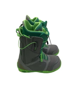 Used Burton AMBUSH Mens Snowboard Boots Green Senior 10