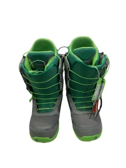 Used Burton AMBUSH Mens Snowboard Boots Green Senior 10