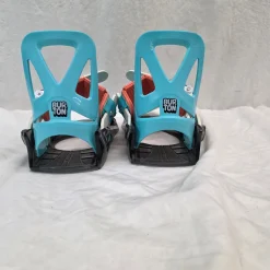 Used Burton BINDINGS Boys Binding Only Carolina Blue XS