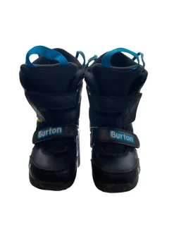 Used Burton Boys Snowboard Boots Black Youth 12.0