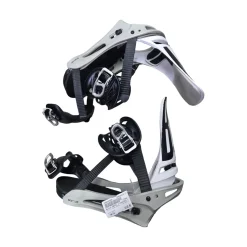 Used Burton CARTEL X BINDINGS LG Mens Binding Only White LG