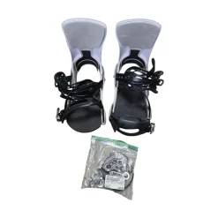Used Burton CARTEL X BINDINGS LG Mens Binding Only White LG