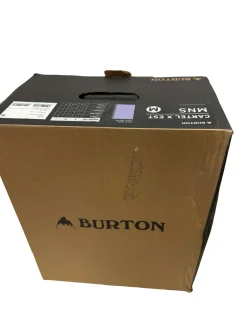 Used Burton CARTEL X EST Mens Snowboard Bindings Purple MD