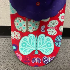 Used Burton CHICKLET BUTTERFLIES Girls Board/Binding Red 125 cm