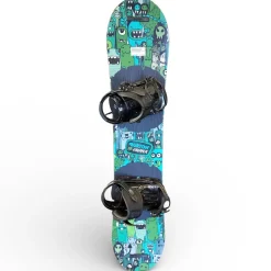 Used Burton CHOPPER 115 Boys Board/Binding Carolina Blue And Navy Blue 115 cm