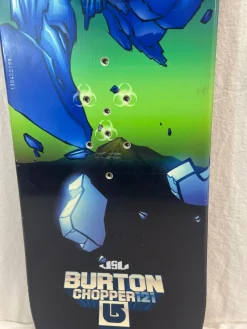 Used Burton CHOPPER 121 Boys Snowboard Only Black 121 cm