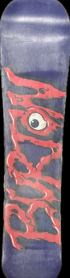 Used Burton CHOPPER Boys Snowboard Only Red 120 cm