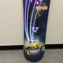 Used Burton CHOPPER Boys Snowboard Only Royal Blue 140 cm