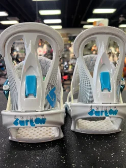 Used Burton CITIZEN Womens Binding Only White MD