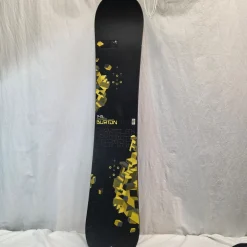 Used Burton CRUZER Boys Snowboard Only Black 145 cm