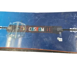 Used Burton CUSTOM FLYING V 2017 Boys Snowboard Only Royal Blue 132 cm