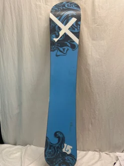 Used Burton CUSTOM Mens Snowboard Only White 160 cm