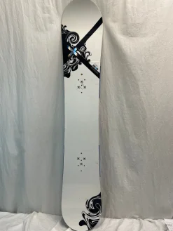 Used Burton CUSTOM Mens Snowboard Only White 160 cm