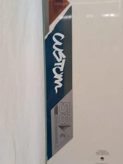 Used Burton CUSTOM Womens Snowboard Only White 158 cm