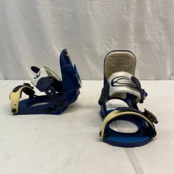 Used Burton CUSTOM Womens Binding Only Royal Blue SM