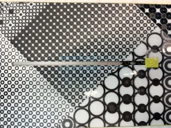 Used Burton DEJA VU FLYING-V Womens Snowboard Only Black And White 146 cm