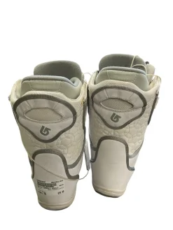 Used Burton EMERALD SMAILS Girls Snowboard Boots White Junior 06