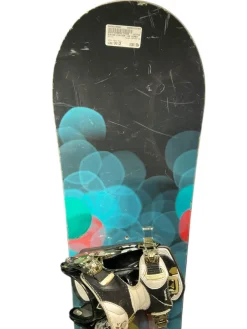 Used Burton FEATHER 40 Womens Board/Bindings Navy Blue 140 cm