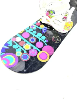 Used Burton FEATHER W K2 BINDING Womens Board/Bindings Black 144 cm
