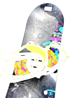 Used Burton FEATHER W K2 BINDING Womens Board/Bindings Black 144 cm