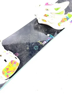 Used Burton FEATHER W K2 BINDING Womens Board/Bindings Black 144 cm