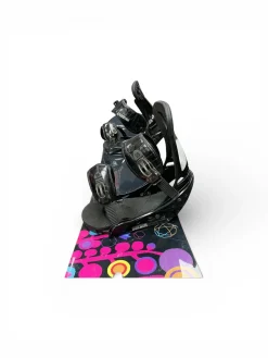 Used Burton FEATHER Womens Board/Bindings Black And Pink 152 cm