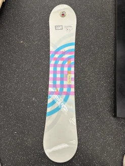 Used Burton FEATHER Womens Snowboard Only White 149 cm