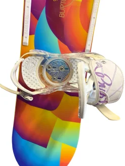 Used Burton Feelgood 2012 Women's Board/Bindings Purple 137 cm