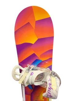 Used Burton Feelgood 2012 Women's Board/Bindings Purple 137 cm