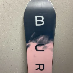 Used Burton FEELGOOD Womens Snowboard Only Navy Blue 142 cm
